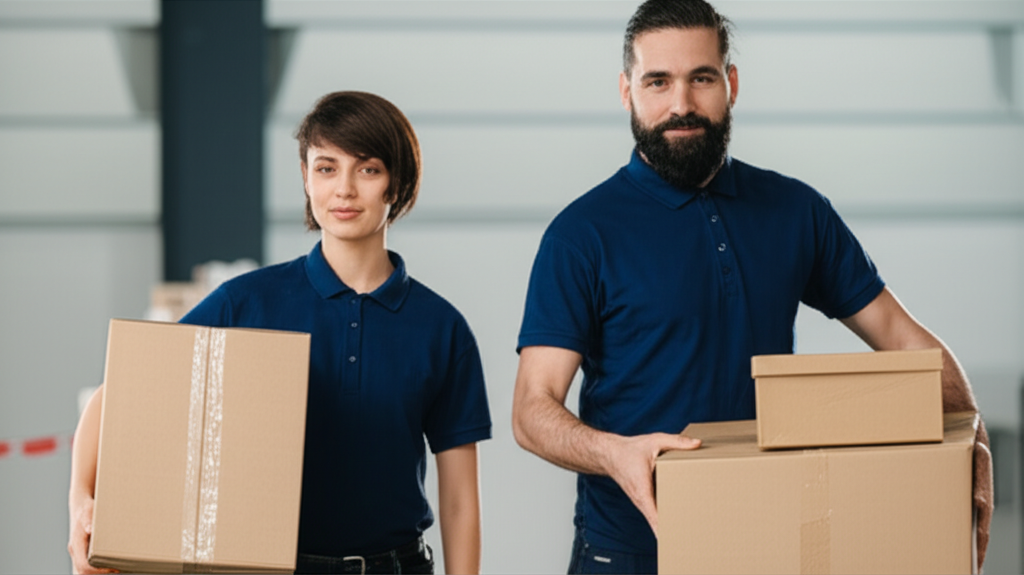 Logistics workers