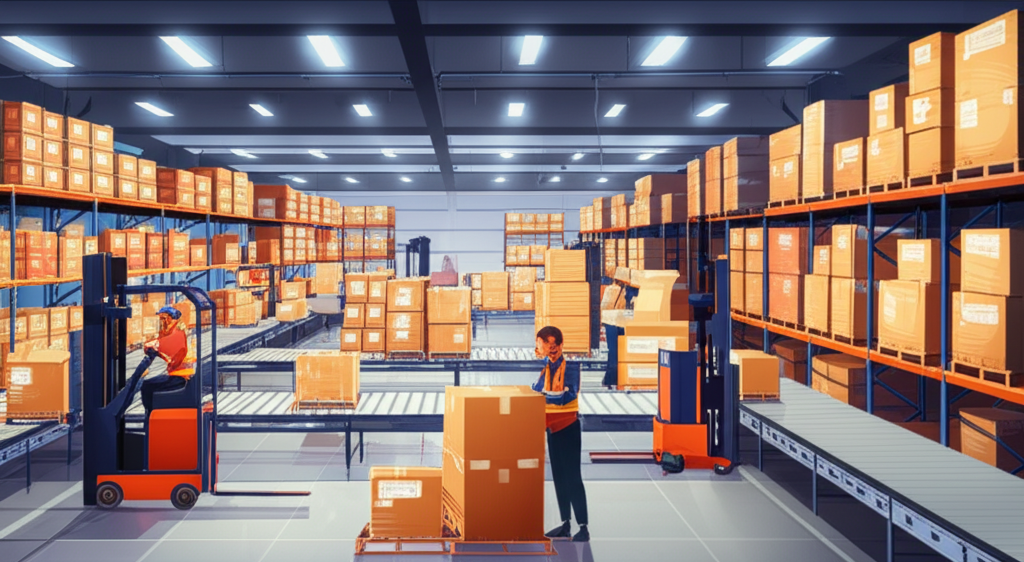 Modern logistics facility